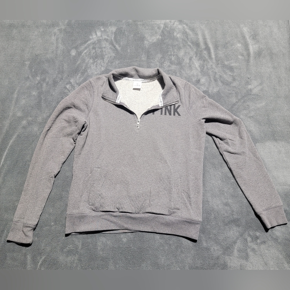 Pink quarter-zip